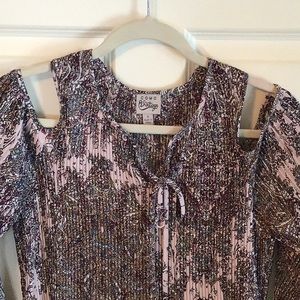 NWOT Cold-Shoulder Blouse